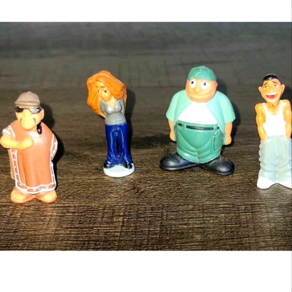 Lot of 4 Rare Vintage Little Homies figures HTF!